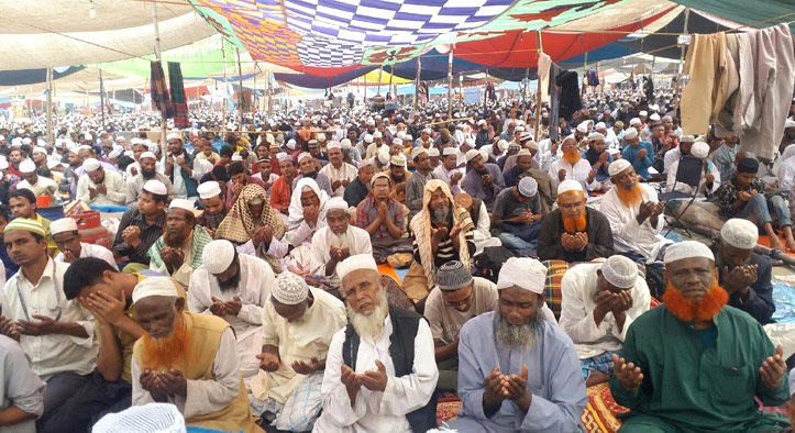 মুসল্লিদের আমিন আমিন ধ্বনিতে টঙ্গীর তুরাগ তীর মুখরিত হয়ে উঠেছে